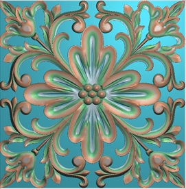 精雕图 洋花 欧式花