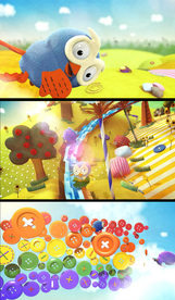 欢乐猫头鹰儿童卡通视频素材