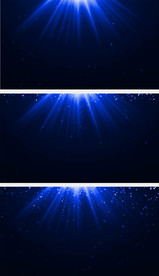 唯美蓝色舞台粒子背景