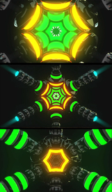 绿色动感音乐VJ背景视频