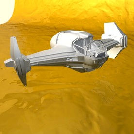 飞船模型 宇宙飞船 c4d模型