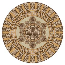 传统复古民族AI矢量