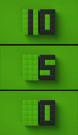 绿色方块10秒倒计时