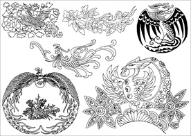 近代图案几何图案纹理