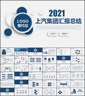 上汽集团上海汽车集团总结PPT