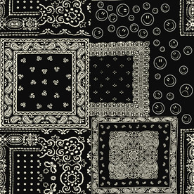 男装印花 腰果花