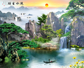 山水风景画