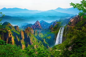 山水风景画 高山流水