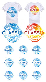 海浪龙班服图案