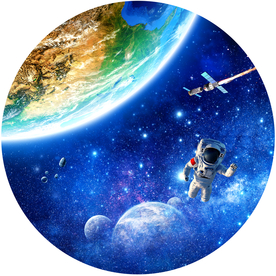 圆形星空