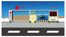 工地大门效果图
