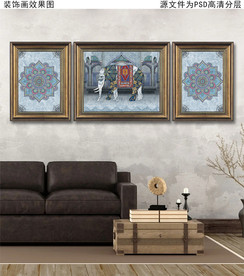 欧式复古装饰画