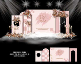 粉色婚礼  浅粉色婚礼