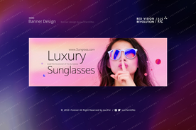 墨镜H5头图banner底图