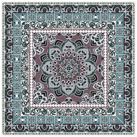 敦煌莫高窟壁画莲花藻井