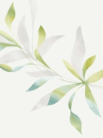 北欧树叶背景墙