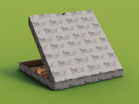 大气披萨包装盒样机