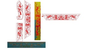 百福沙发精雕图