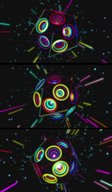 多边形喇叭音响VJ视频背景