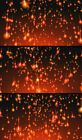 红色粒子流星雨视频背景