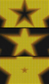 暖灯星形推进视频背景