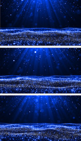 大气蓝色颁奖背景视频