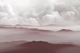 新中式水彩山水