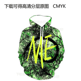 潮流男装 定位印花