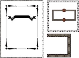 经典 精美 边框 相框