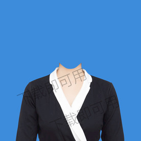 女性半身衣服模板