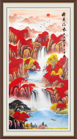 鸿运当头 风水画