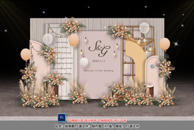 波西米亚婚礼迎宾区