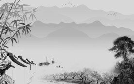 高端唯美高档山水 TIF分层