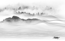 意境 唯美中式山水 TIF分层