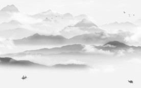 最新唯美中式山水 TIF分层