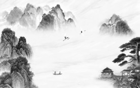 大气 高清唯美山水 TIF分层