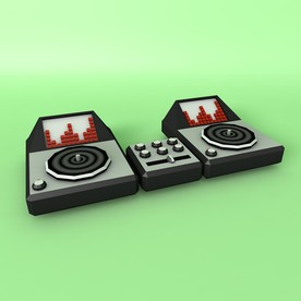 音乐 调控器模型 c4d模型