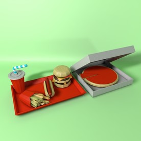 食物模型 c4d模型 食物素材