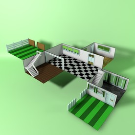 室内模型 办公模型 客厅模型