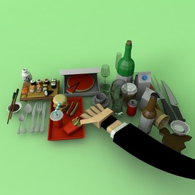 食物模型 c4d模型 食物素材