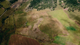 森林山区鸟瞰图