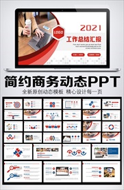 2021年终总结汇报PPT模板