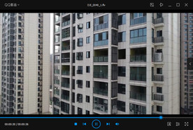 城市无人机航拍楼盘4K高清视