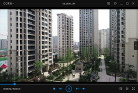 新小区楼盘俯瞰4K高清视频素材