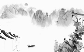 高清 新款意境山水 TIF分层