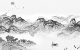 大卖高清意境山水 TIF分层