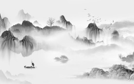水墨高清意境山水 TIF分层