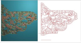 蝙蝠家具精雕图