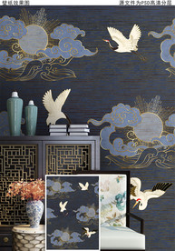 新中式复古壁纸