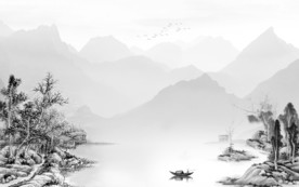 最新 高档新款山水 TIF分层